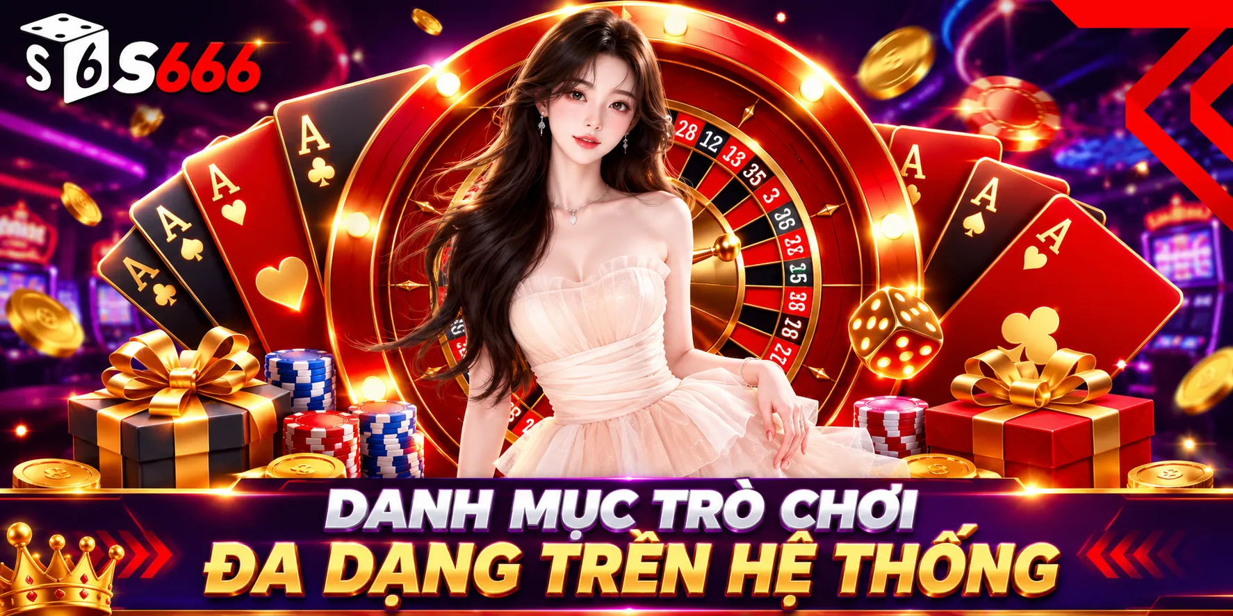 Đa dạng trò chơi đa dạng trên hệ thống S666